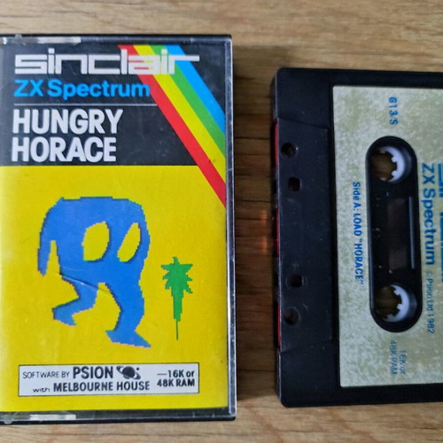 Hungry Horace 1982 game for Spectrum used