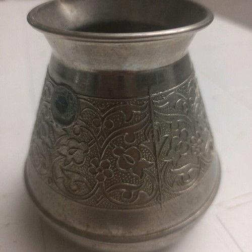 Decorative cezve used with embossed design