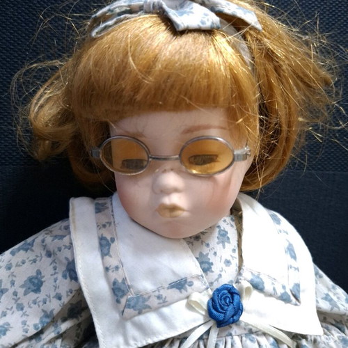 Vintage German doll new, height 35cm