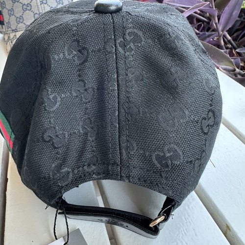 Gucci black cap, one size