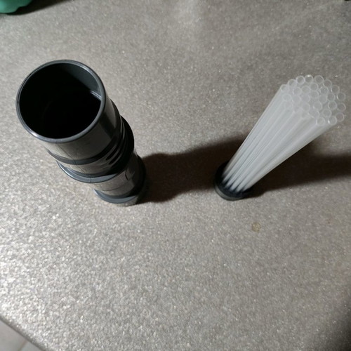 Vacuum cleaner nozzle used with 30 flexible tubes