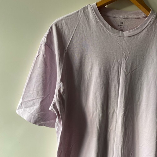 H&M Lilac Short-Sleeve Shirt Size M New