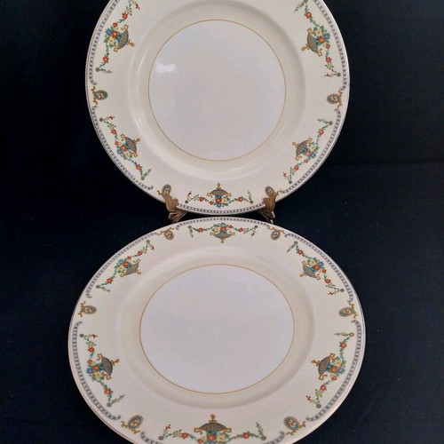 Antique Johnson Bros The Adam set of 2 serving plates, England