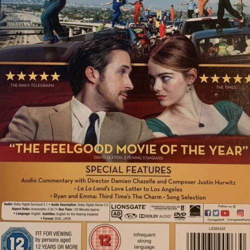 La La Land DVD, adventure social film