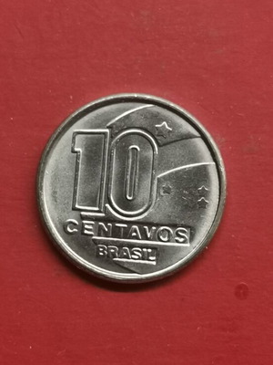 Brazil 10 Centavos Coin 1990 like new