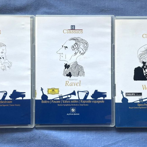 H Classics 3x CD like new, classical music