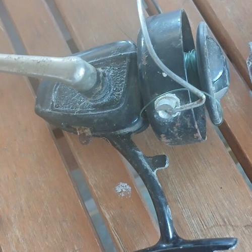 Fishing reel mechanisms vintage, used, set of 2