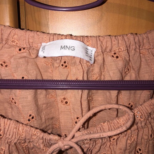 Mango women's balloon blouse pink like new, loose fit size M