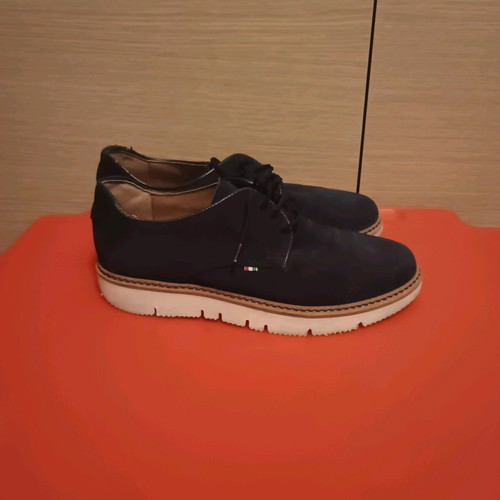 Nikolas men's shoes size 41 like new, blue, Italian