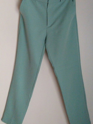Stradivarius chino suit pants like new, turquoise, size S