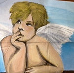 Unsigned artwork used 50x55