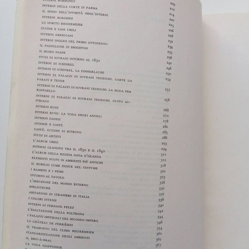 La Filosofia dell' Arredamento Mario Praz book like new, Italian