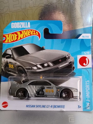 Hot Wheels Nissan Skyline GT-R33 Godzilla new in box