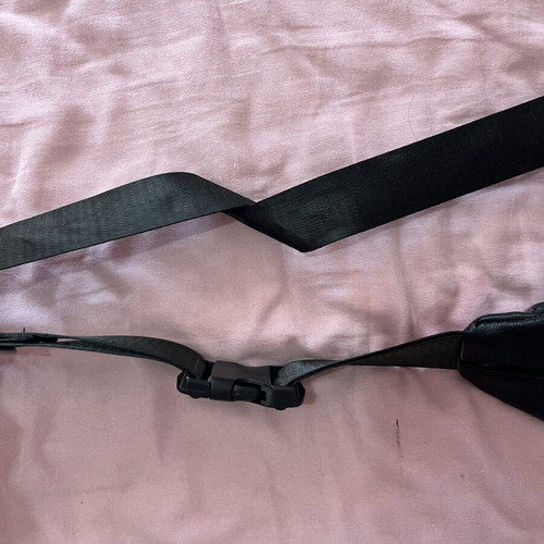Black waist bag