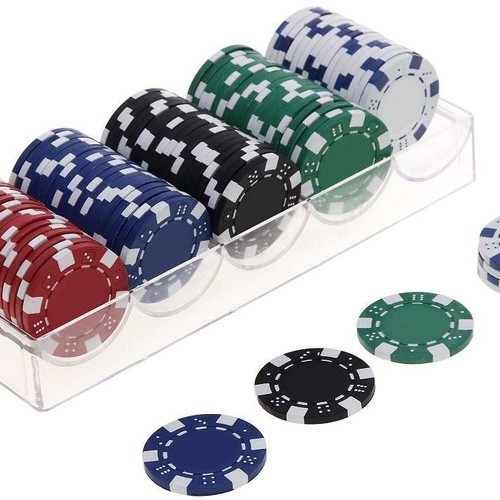 Dice Platinum Games chips 100 pieces new
