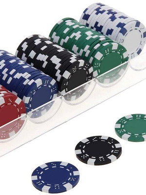 Dice Platinum Games chips 100 pieces new