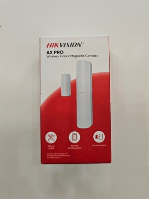 Hikvision AX PRO DS-PDMC-EG2-WE ασύρματος μαγνητικός αισθητήρας για πόρτες και παράθυρα