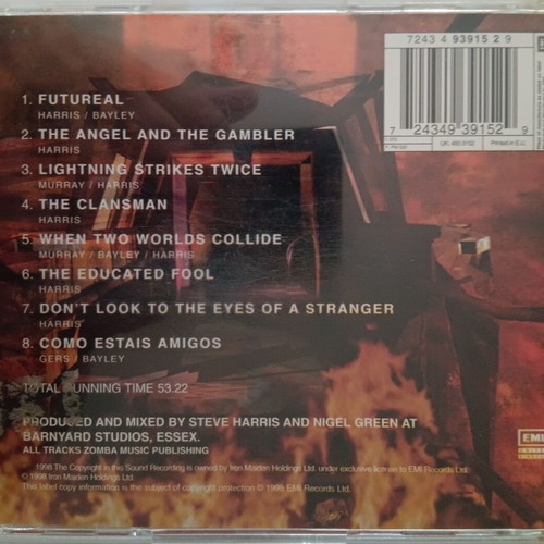 Iron Maiden Virtual XI CD 1998, metal