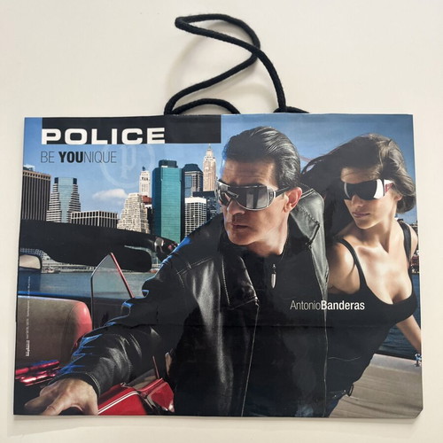 Police paper bag Be Younique campaign like new