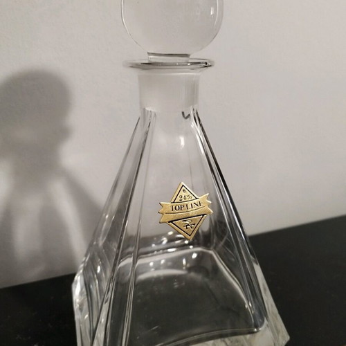 Top Line crystal decanter 24% Bohemia like new