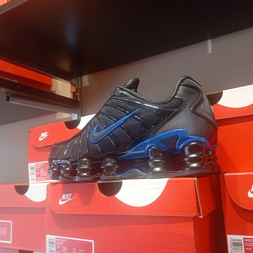 Nike Shox athletic shoes new, black and red