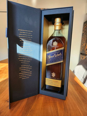 Johnnie Walker Blue Label уиски от Шотландия 40% 1000 мл ново