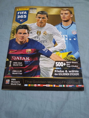 FIFA 365-2016 άλμπουμ Panini με 500 αυτοκόλλητα