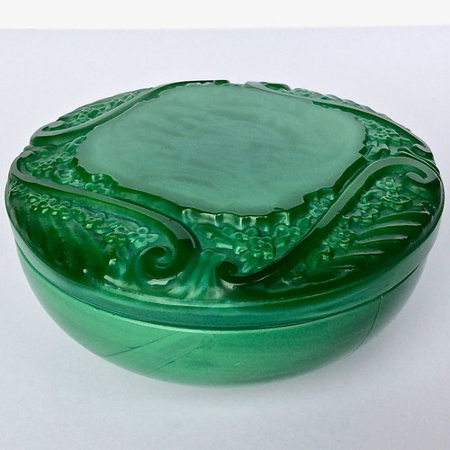 Collectible Malachite Box CURT SCHLEVOGT used