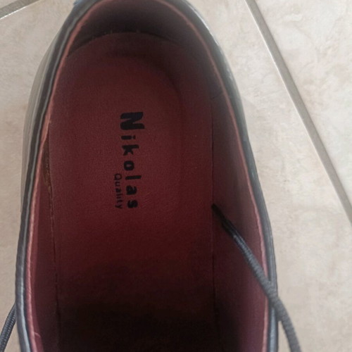 Nikolas black formal shoes size 42 like new