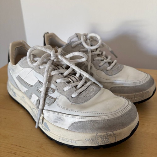 Premiata men's sneakers Nous 6765 size 41 like new, white