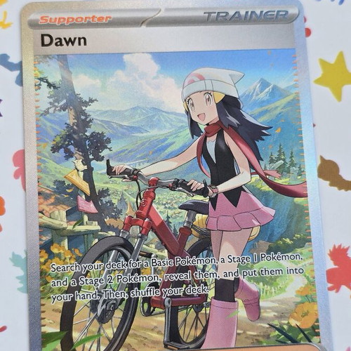 Dawn SIR (PFL 129) Phantasmal Flames Pokemon TCG card like new