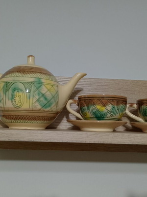 Coca Cola collectible tea and coffee sets with glasses