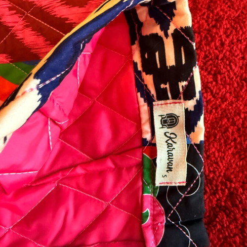 Karavan quilted skirt colorful small like new
