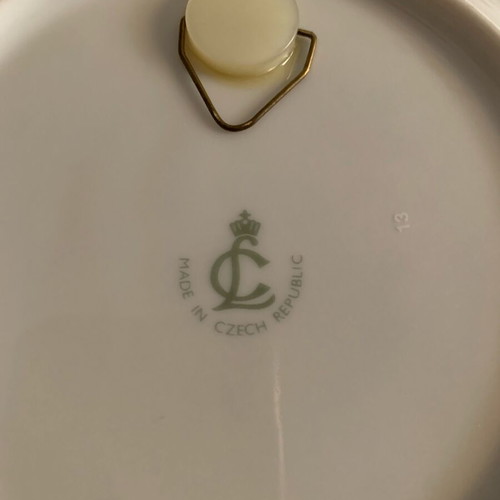Decorative porcelain plate England Labrador dogs vintage like new