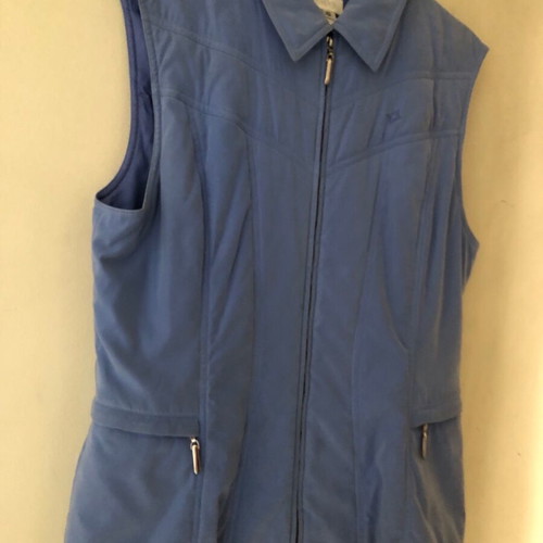 Escada Golf sleeveless jacket light blue like new