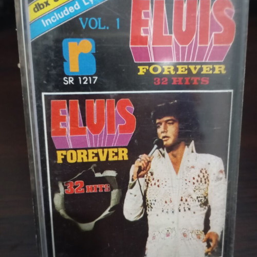 Elvis Presley Forever: 32 Hits Vol. 1 cassette tape like new, vintage bootleg
