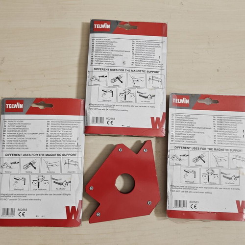 Telwin magnetic welding angles, set of 4