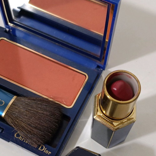 Christian Dior makeup set used, vintage 1980s