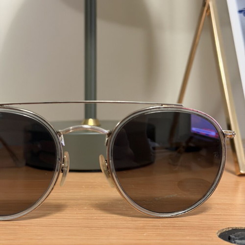 Ray Ban men's sunglasses used, gold color