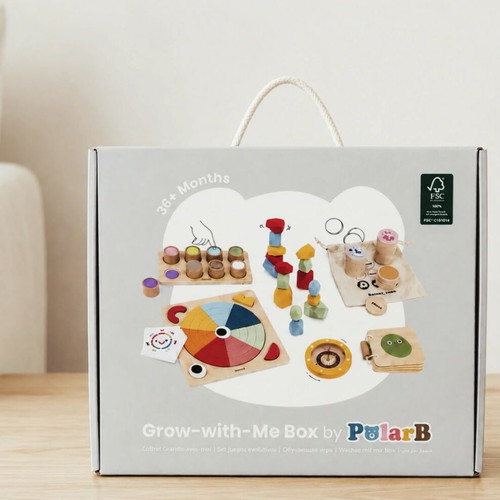 Wooden baby educational toy 36M+ new sealed packaging