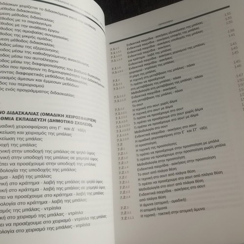 Didaktiki tis Omadikis Cheirosfairisis book, Greek