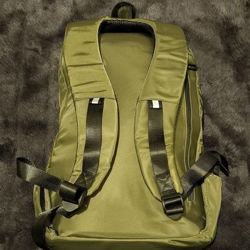 Laptop backpack 15.6" new, green, water-resistant, anti-theft design