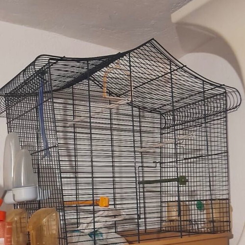 Bird cage with stand