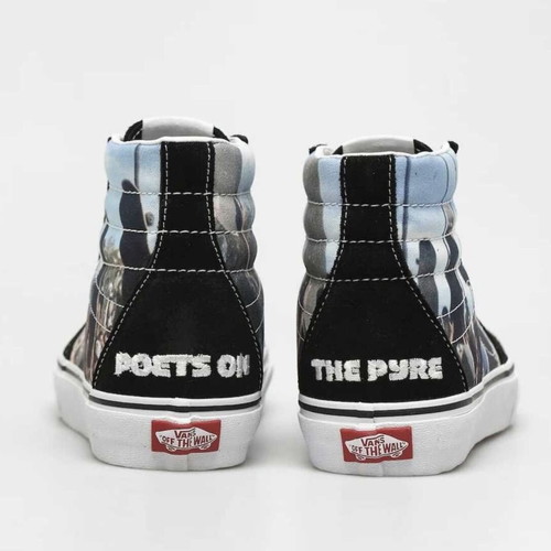 Vans X MOCA Frances Stark Sk8-Hi women's shoes new size 38