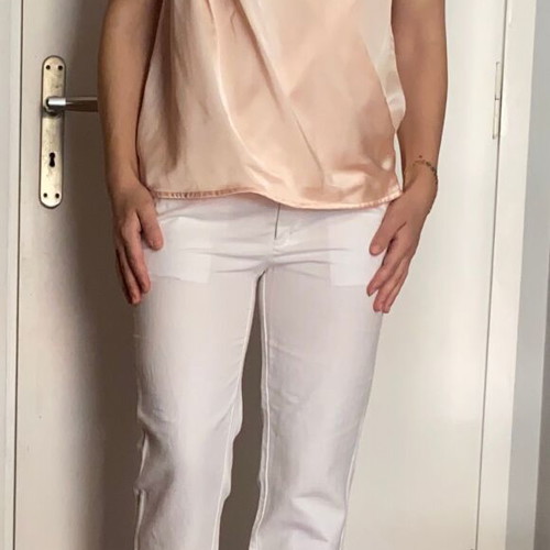 Summer camisole top salmon new, size Small