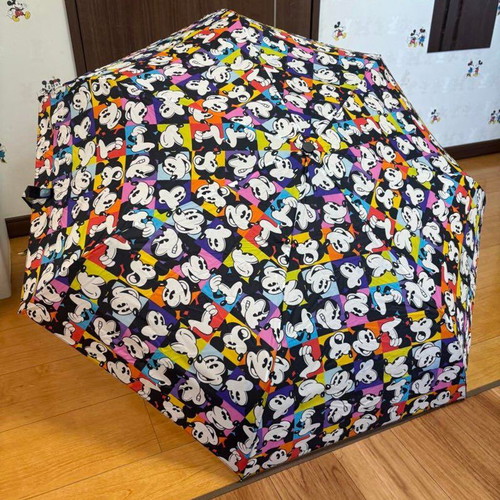 Foldable bag umbrella with Mickey pattern Disneyland Paris