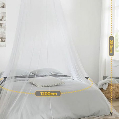 Sekey Mosquito Net for Double Bed New, White Mesh