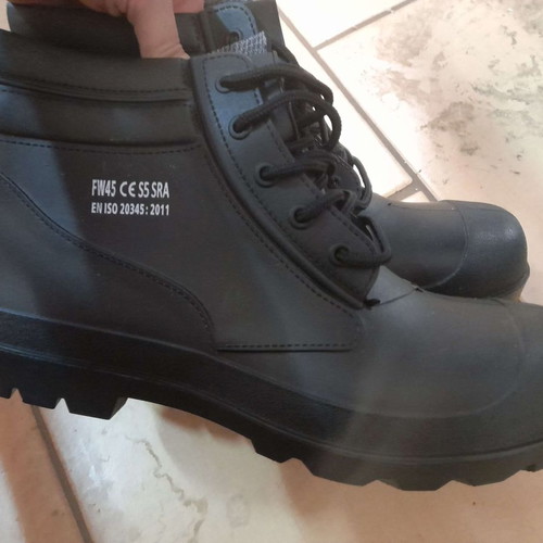 Portwest Waterproof Safety Boot FW45 S5 from PVC New Black