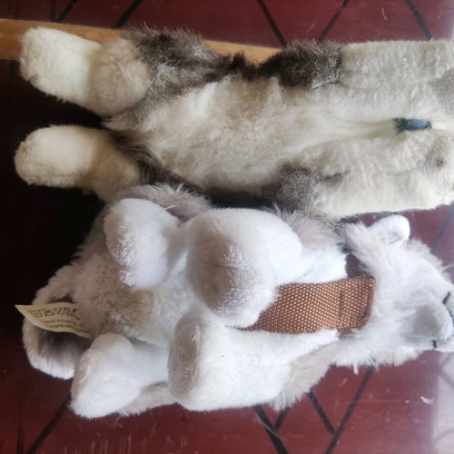 Plush dogs like new, set of 2