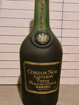 Martell Cordon Noir Napoleon cognac like new, bottled 1980s 70cl